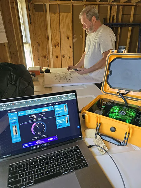 Construction high-speed internet connectivity MaxPak 1900