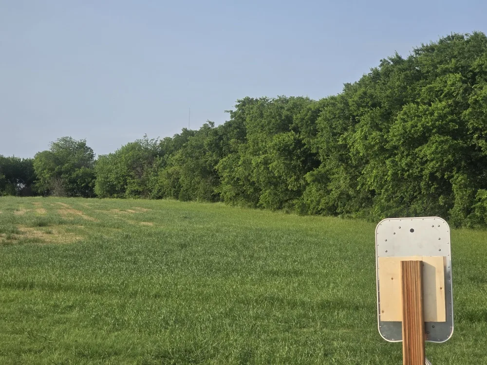 4x4 Mimo Directional Panorama Antenna pointing at massive tower on the horizon