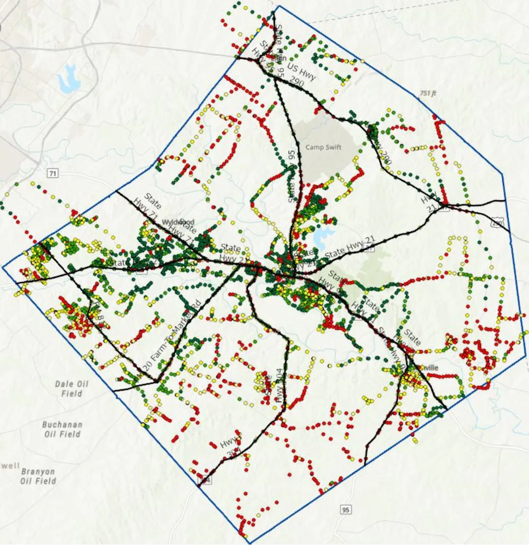 Thousands of Data Sampling Points
